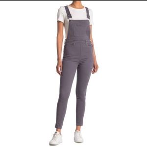 WeWoreWhat High Rise Skinny Overalls sz Small